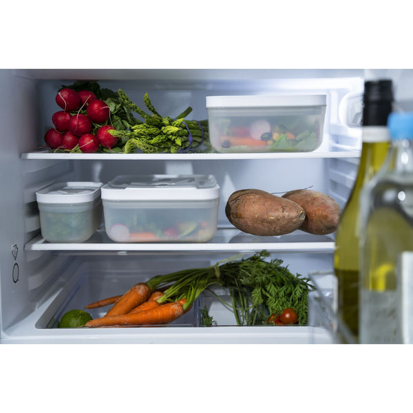 Boîte sous vide pour réfrigérateur - verre-  Transparent - Gris - Zwilling Fresh & Save