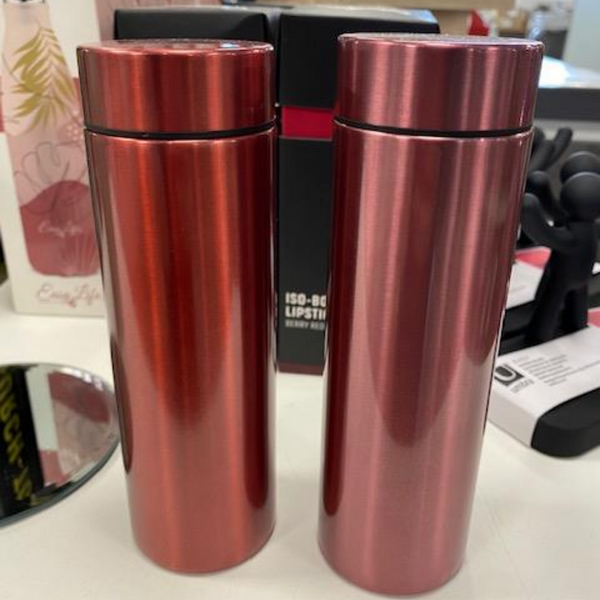 Bouteille Isotherme Double Paroi en Inox Cherry Red