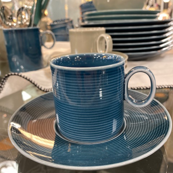 Tasse à café et soucoupe Loft couleurs - Thomas