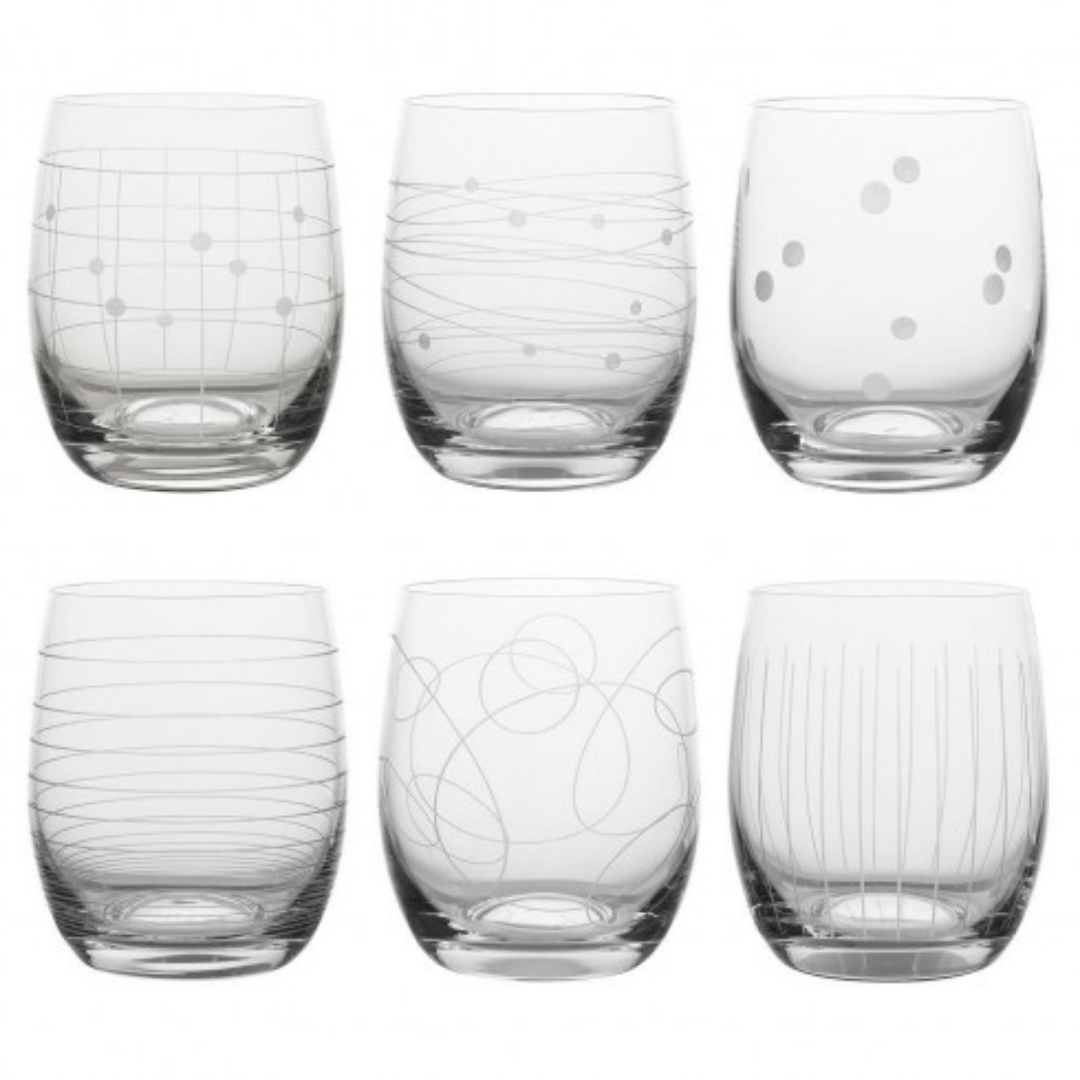 Coffret de 6 gobelets bas - Graphik, Table Passion